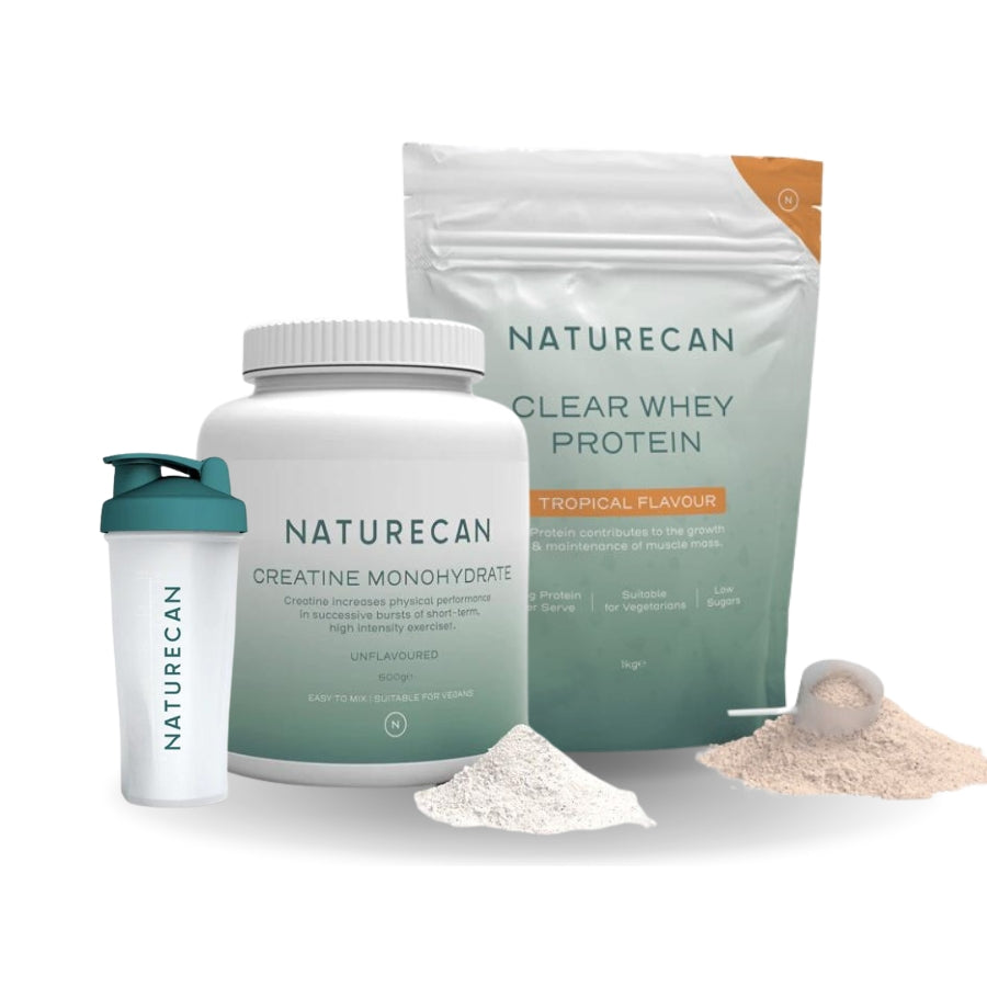 Muskelaufbau Pack mit Clear Whey Tropical