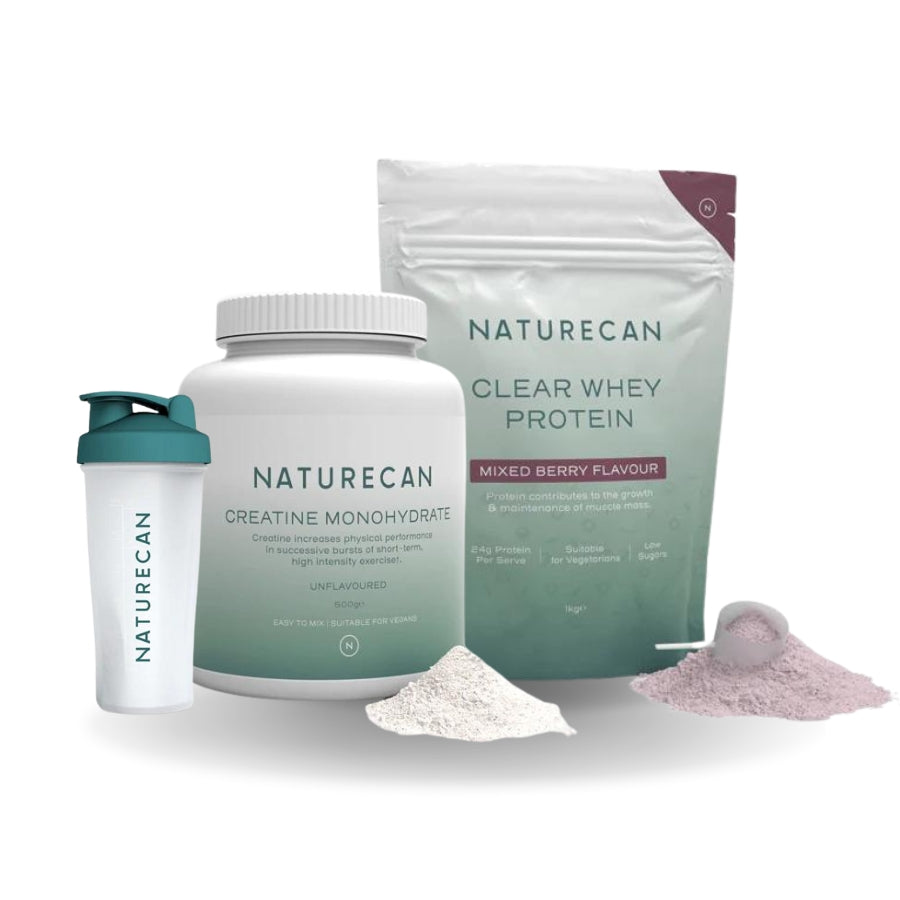 Muskelaufbau Pack mit Clear Whey Berry