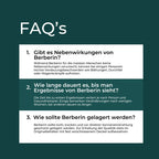 Berberin Supplement | 500 mg | Blutzucker & Cholesterin