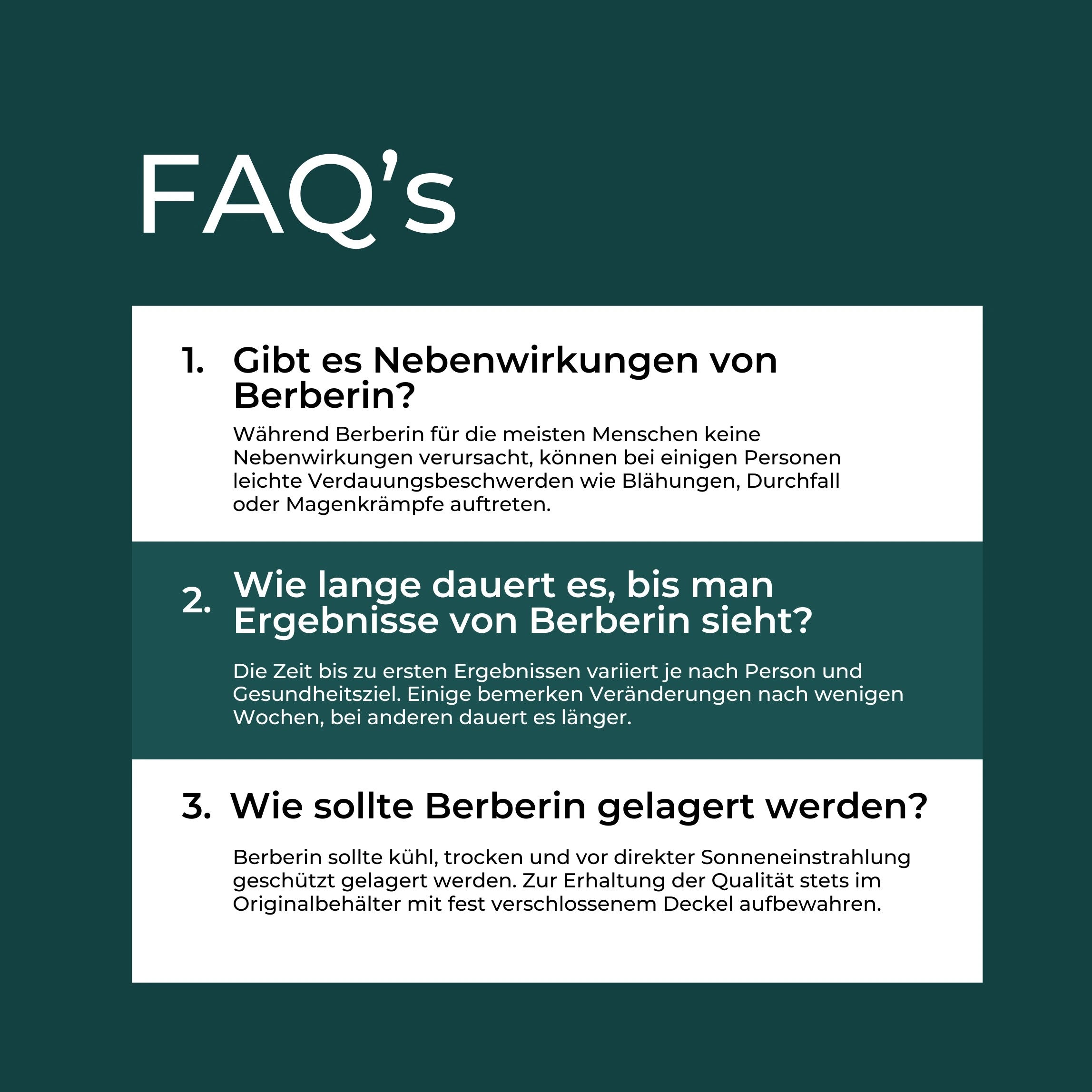 Berberin Supplement | 500 mg | Blutzucker & Cholesterin