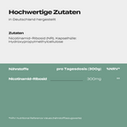 NAD Supplement (NR) | 300 mg | Vitamin B3 zur NAD+ Aktivierung