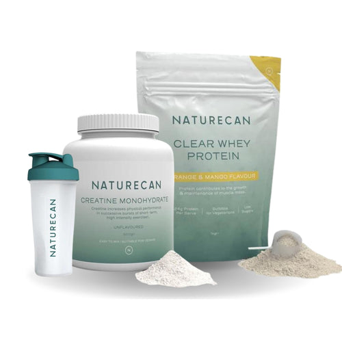 Muskelaufbau Pack mit Clear Whey Orange