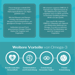 Vegane Omega-3 Kapseln