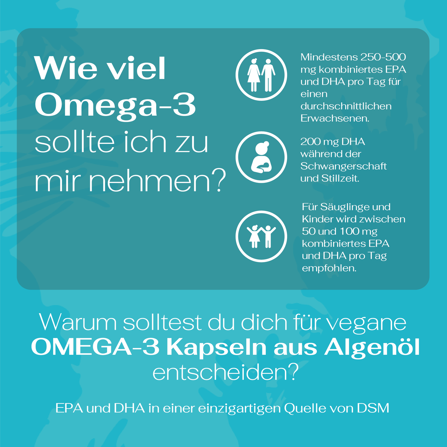 Vegane Omega-3 Kapseln